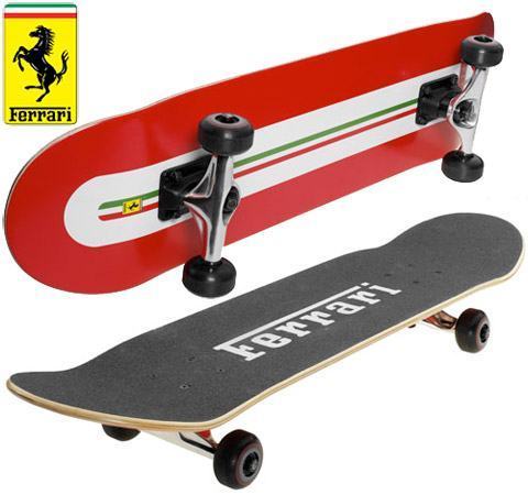 Ferrari on Ferrari Skateboard Tem Uma Prancha De 7 Camadas De Madeira Tipo