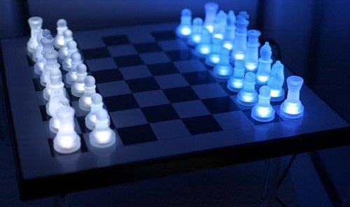 Luminária LED 3D Jogo Xadrez – WGs Geek