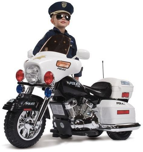 Moto Eletrica Policial Infantil