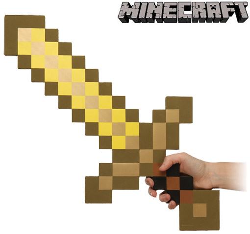 Minecraft-Gold-Sword-e-Pickaxe-02