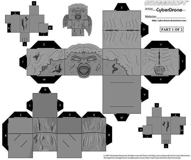 Doctor-Who-Cyberdrone-Papercraft-Papel-06