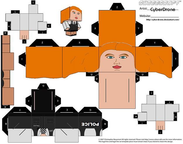 Doctor-Who-Cyberdrone-Papercraft-Papel-09