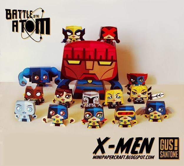 Bonecos-Papel-Minipapercraft-X-Men-02