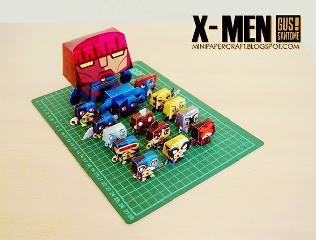 Bonecos-Papel-Minipapercraft-X-Men-03