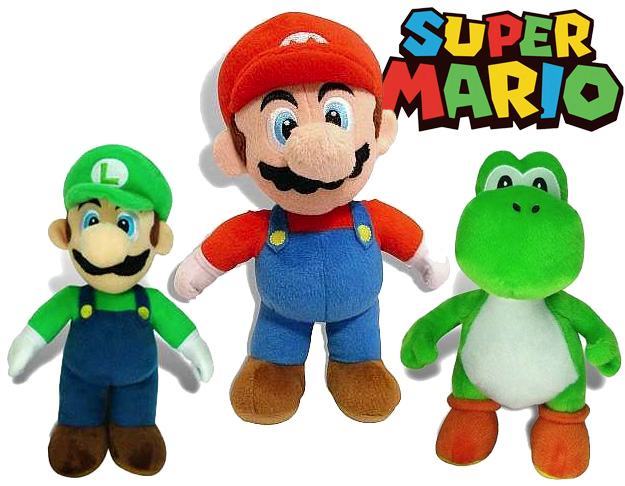 17" Novo Super Mario Bros Luigi Pelúcia Boneca Animal De Pelúcia Macio Teddy Verde 