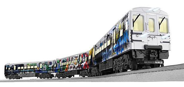 Trem-Eletrico-Lionel-DC-Batman-M7-Subway-Train-Set-05
