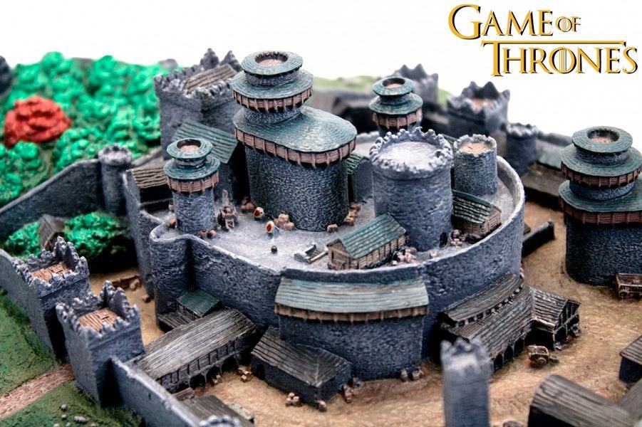 Maquete-Game-of-Thrones-Winterfell-Desktop-Statue-01a