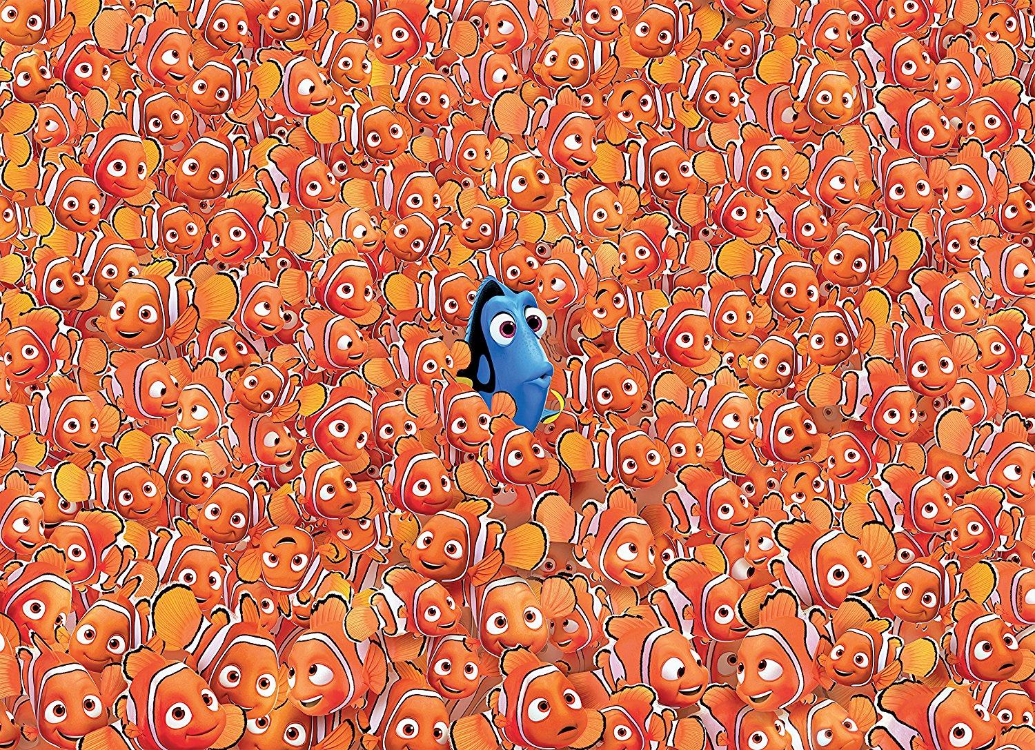 Disney encontrando nemo quebra-cabeça 1000 peças puzzle jogo de montagem  quebra-cabeças para adultos quebra