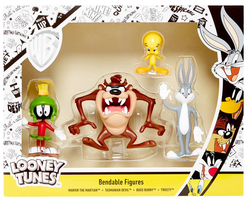 Bonecos Flexíveis Looney Tunes Bendable Figures « Blog de Brinquedo