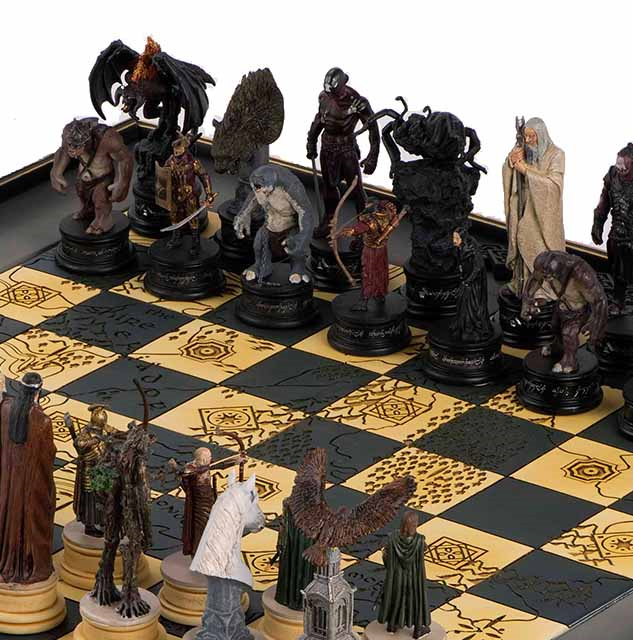 jogo de xadrez senhor dos anéis