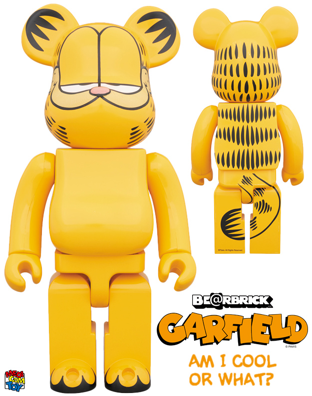 AM I COOL OR WHAT? BE@RBRICK GARFIELD
