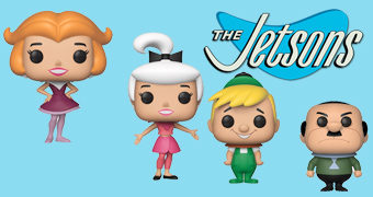 Bonecos Pop! Os Jetsons: Jane Jetson, Judy, Elroy e Sr. Spacely