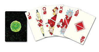 Baralho Rick and Morty em Lata de Metal