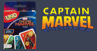 Jogo de Cartas Uno Capitã Marvel