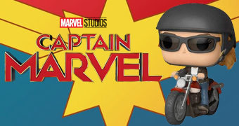 Capitã Marvel Pop! Rides: Carol Danvers na Motocicleta