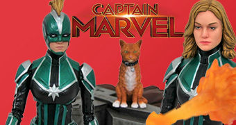 Action Figure Capitã Marvel Starforce Marvel Select em Escala 7”