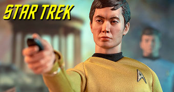 Hikaru Sulu (George Takei) QMx Master Series – Action Figure Perfeita 1:6 Star Trek TOS