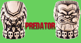 Canecas Tikis Mugs Predador e Major Dutch