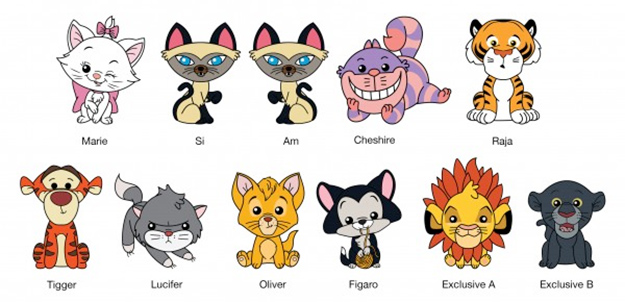 Chaveiros 3D Monogram Gatos da Disney « Blog de Brinquedo