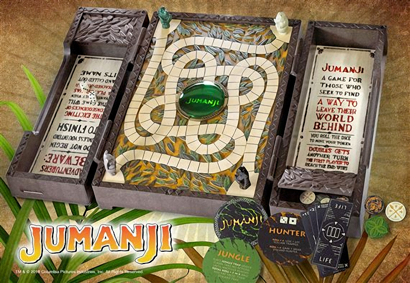 Que LINDO! Tabuleiro de 'Jumanji' é recriado na vida real e está à venda  por US$ 1.000…. - CinePOP