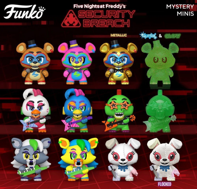 01 Personagem Five Nights At Freddy's Security Breach Funko