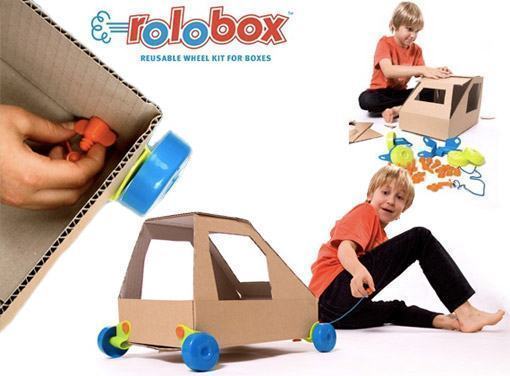 Mini Rolo Box Rolobox Rodinhas para Caixas de Papelão! « Blog de Brinquedo