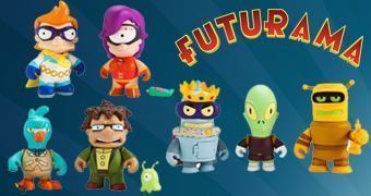 CAPTAIN YESTERDAY (Fry) 3/20 Futurama Series 2 Figurine Kidrobot