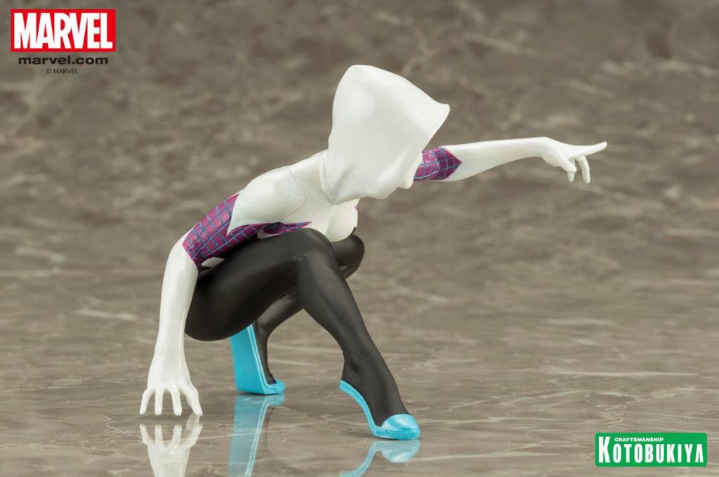 Figurine Spider-Gwen Kotobukiya 9 Cm, Marvel Now, Série ArtFX, Occasion