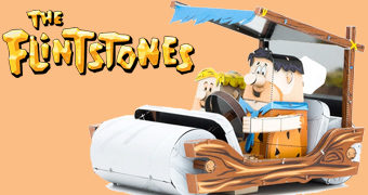Kit de Montar Metálico Metal Earth: Carro dos Flintstones (Flintmobile)
