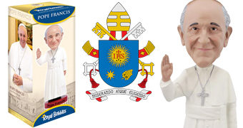 Sumo Pontífice Papa Francisco Bobble Head (Sexta-feira Santa)