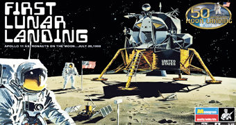 Kit Plástico Revell “First Lunar Landing” Escala 1:48 (50 Anos do Pouso na Lua)