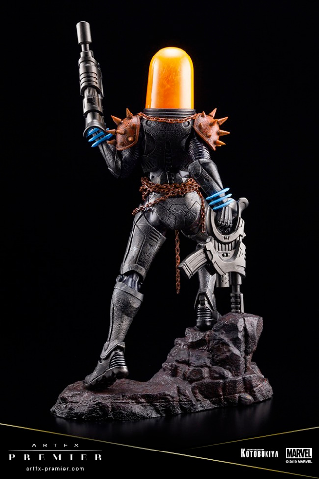 Kotobukiya ARTFX Premier Marvel Universe Cosmic Ghost Rider 1/10 - Kit Di Montaggio Preverniciato Con LED, Altezza 220 Mm