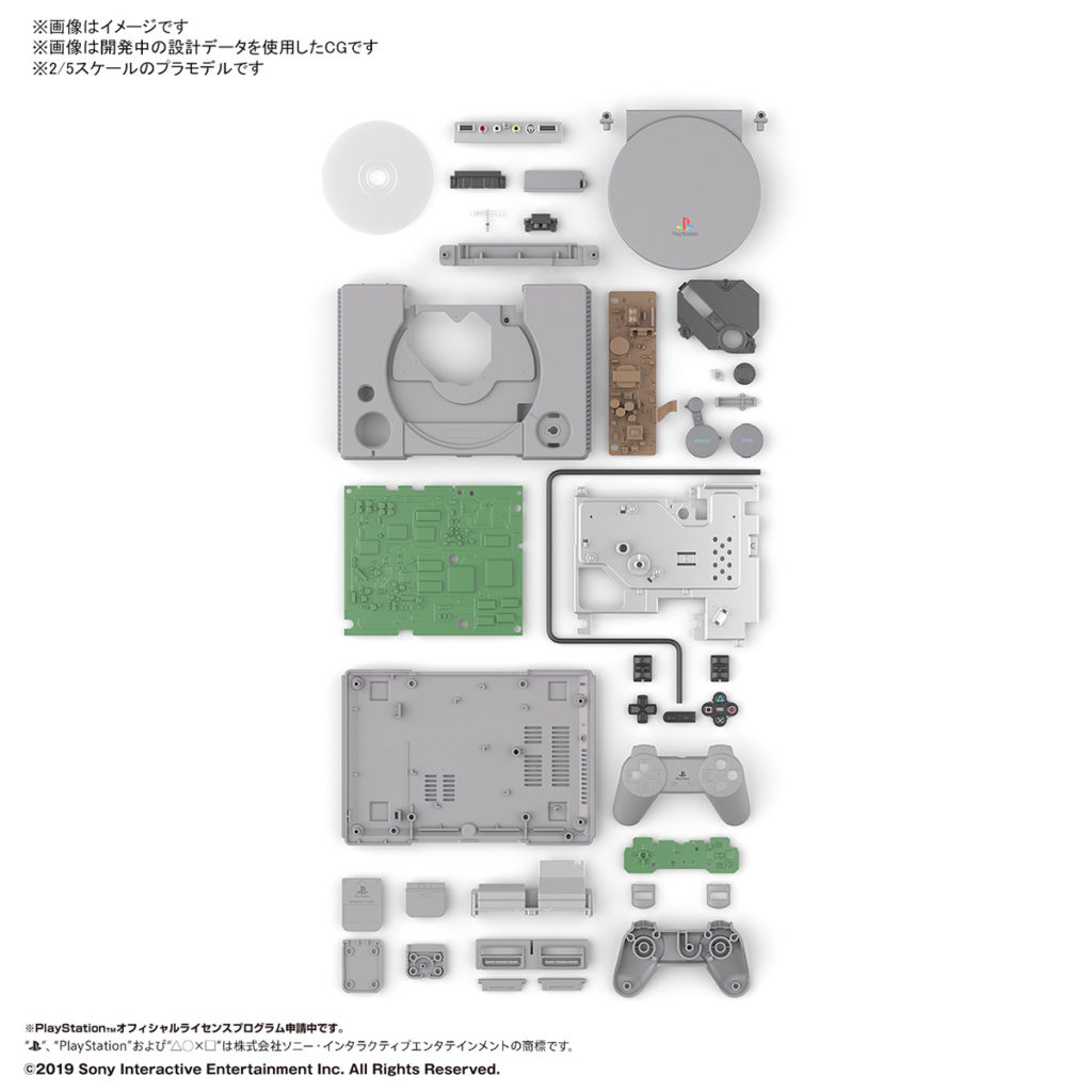 Kits de Montar PlayStation e Sega Saturn em Escala 2:5 (Bandai Best Hit ...