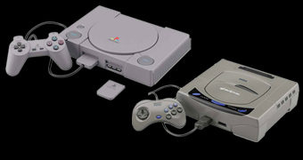 Kits de Montar PlayStation e Sega Saturn em Escala 2:5 (Bandai Best Hit Chronicle)