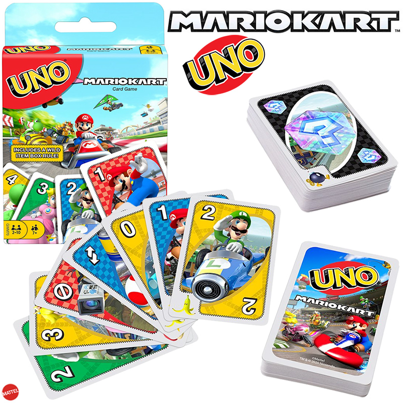 Mattel Games - UNO Super Mario - Jogo de Cartas, Super Mario
