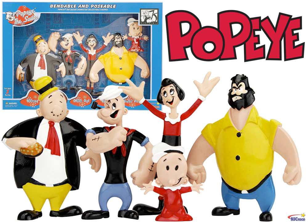 Preços baixos em Popeye Brinquedos de Personagens Antigos e