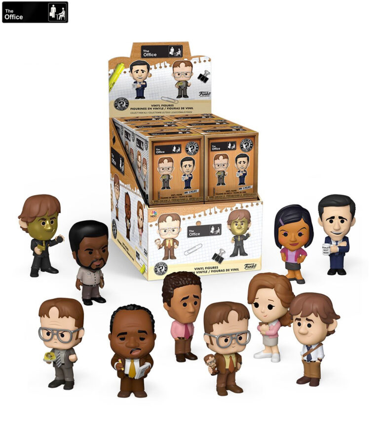 The Office Funko com Bonecos Pop!, MiniFiguras Mystery Minis e