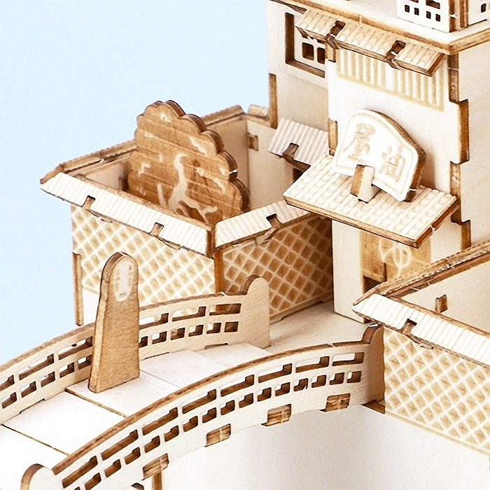 Quebra-Cabeças 3D Ki-Gu-Mi de Madeira Hayao Miyazaki: A Viagem de Chihiro e  O Castelo Animado « Blog de Brinquedo