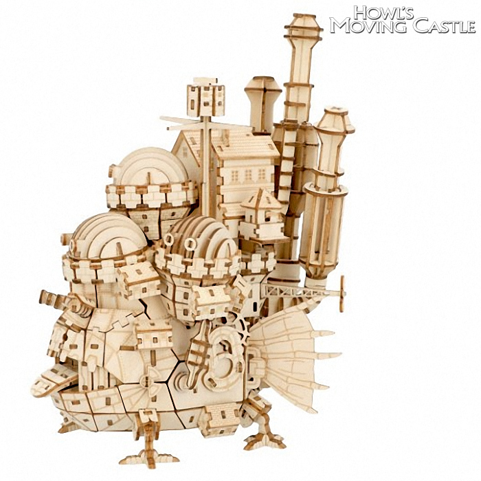 Quebra-Cabeças 3D Ki-Gu-Mi de Madeira Hayao Miyazaki: A Viagem de Chihiro e  O Castelo Animado « Blog de Brinquedo