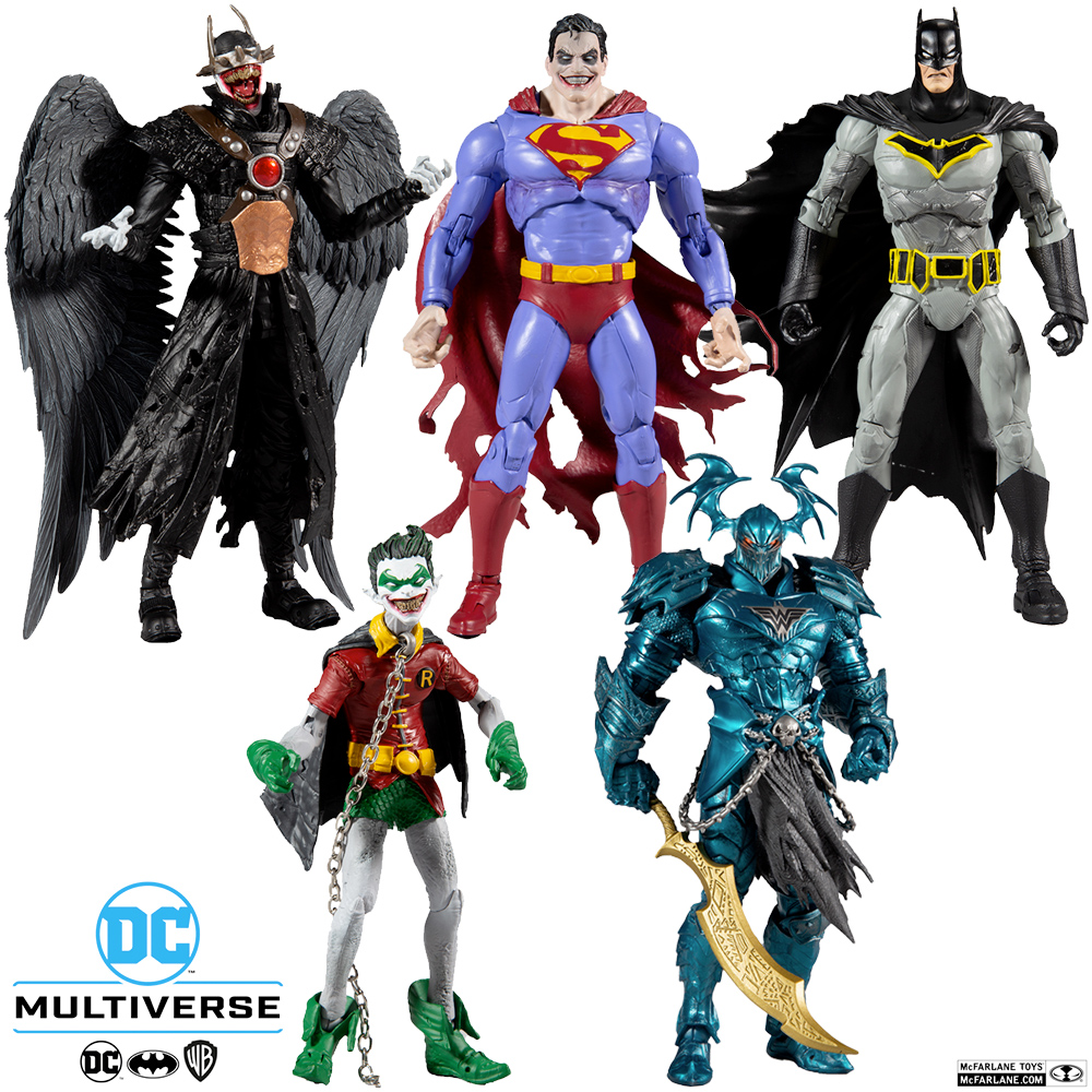 Action Figures Dc Dark Multiverse Batman Que Ri Super Homem Infectado Batman Metal Robin Terra 22 E The Merciless Blog De Brinquedo