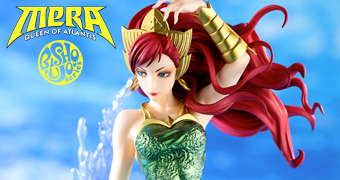 Figurine DC Comics Mera – DC Bishoujo 1/7 Par Kotobukiya, PVC, Neuve