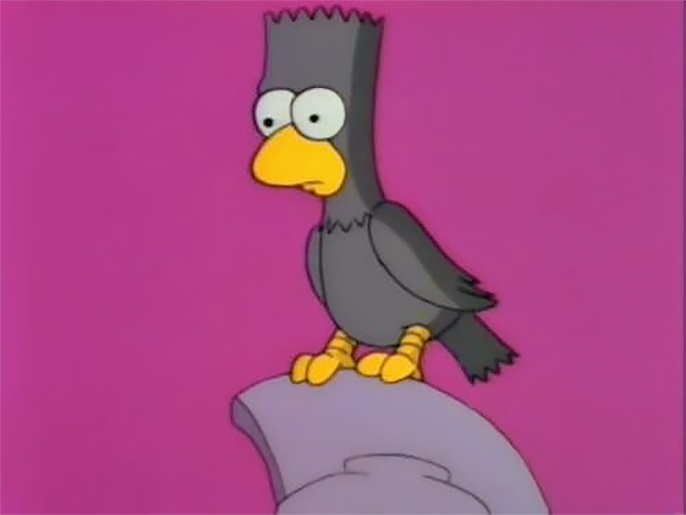 Bart raven esmalte pino uma vez em uma meia-noite triste, enquanto