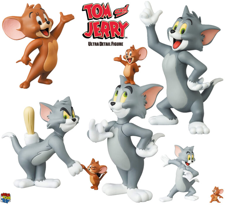 Figura Mini UDF Tom (Sudden Stop) Medicom – Serie 3 Tom & Jerry, 7 Cm