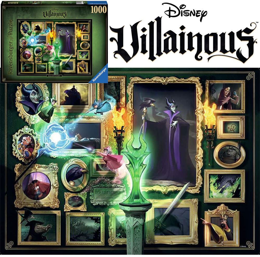 Quebra-Cabeça Maleficent (Malévola) Disney Villainous com 1.000 Peças  (Ravensburger) « Blog de Brinquedo