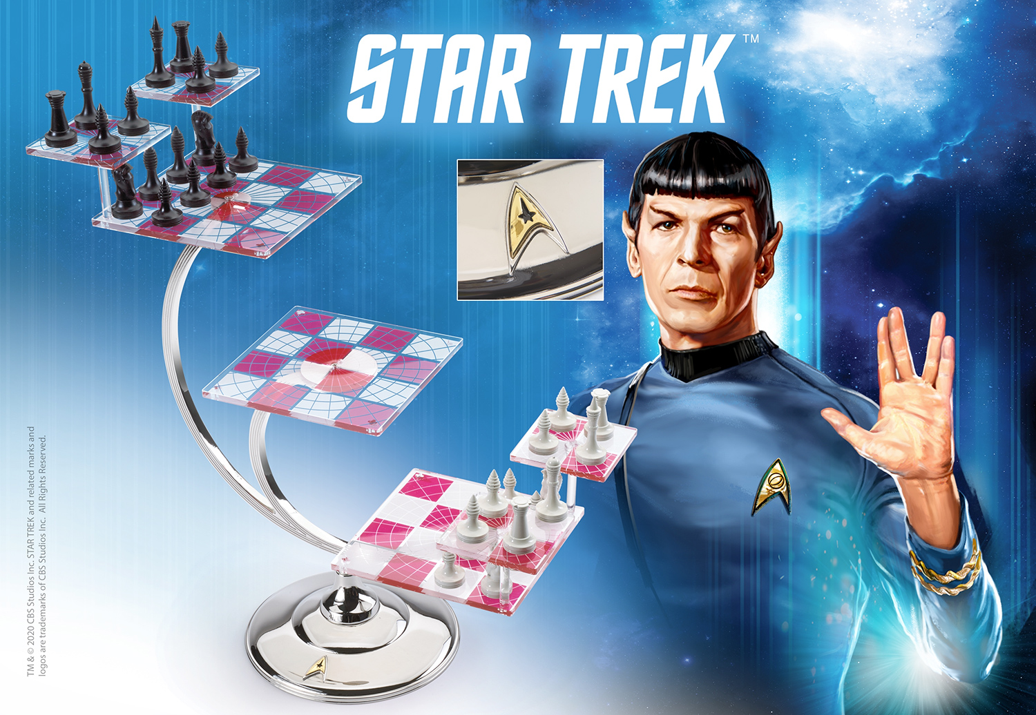 Xadrez Tridimensional do Sr. Spock (Star Trek) « Blog de Brinquedo