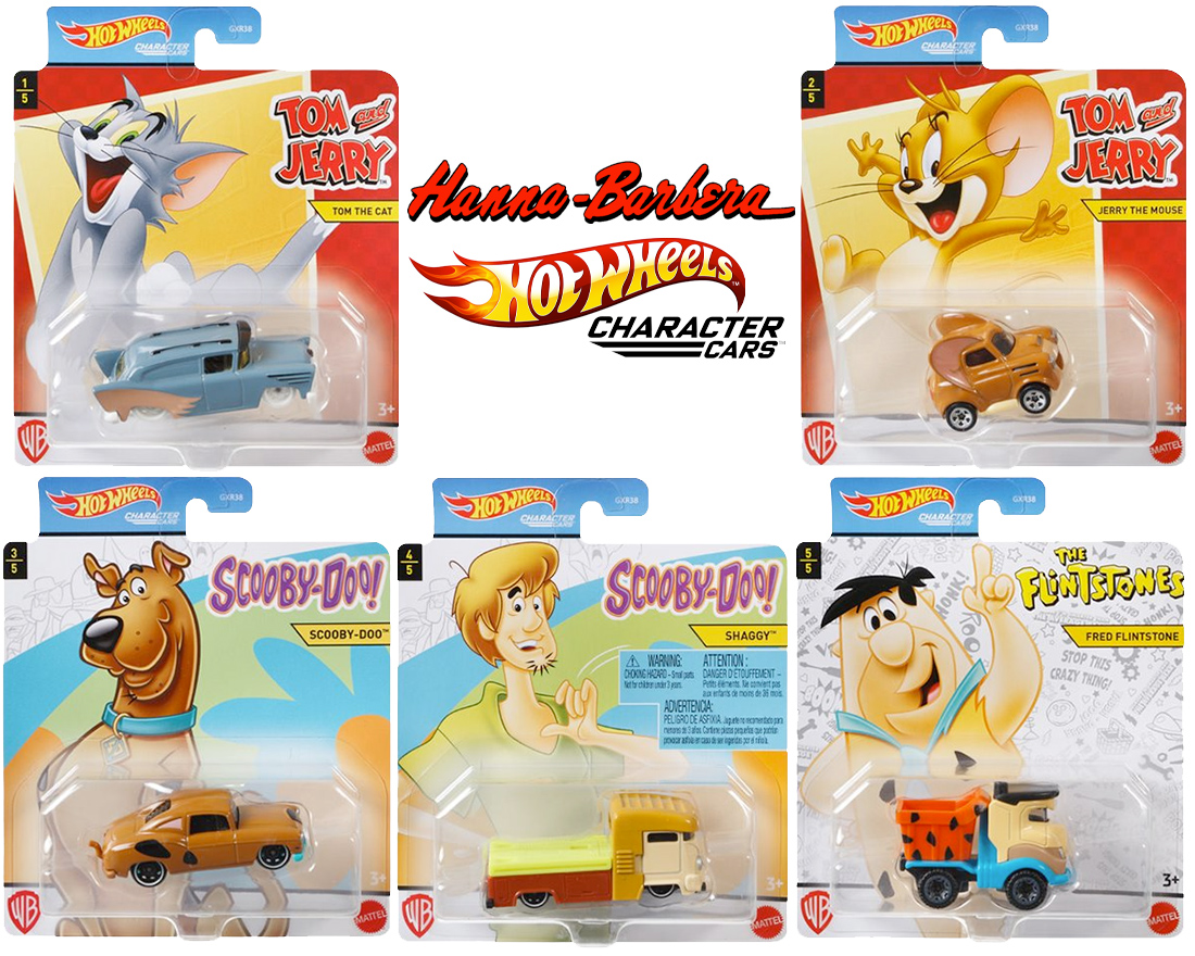 Carrinhos Hot Wheels Hanna Barbera com Tom e Jerry, Scooby Doo e Os  Flintstones « Blog de Brinquedo