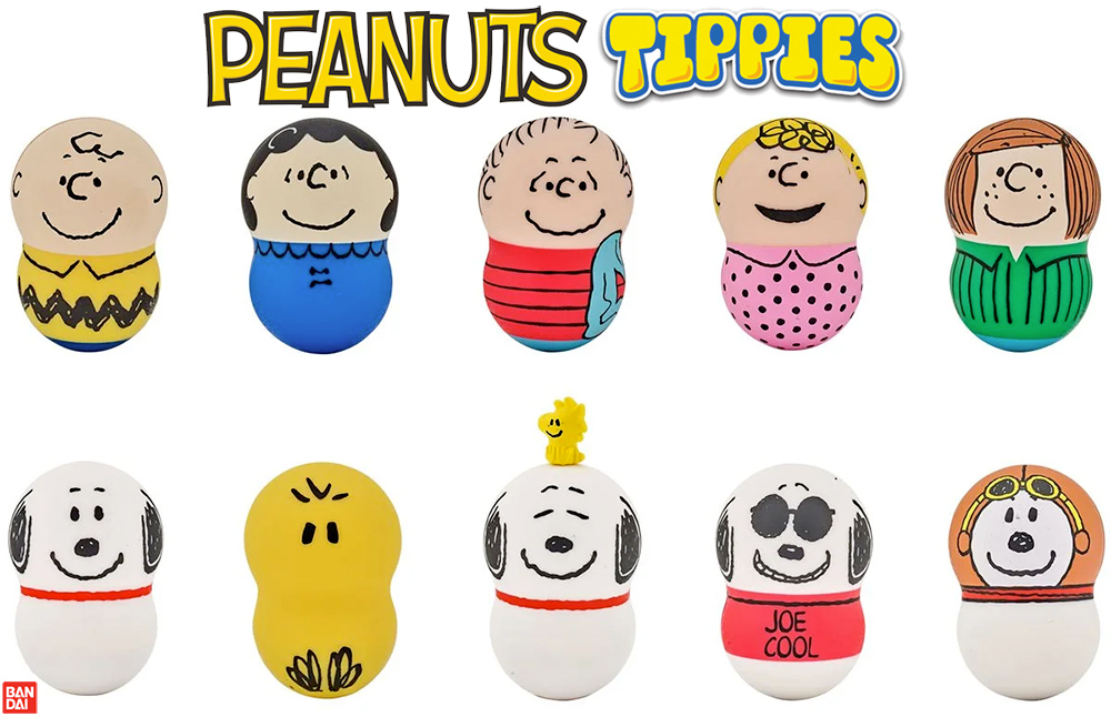 Peanuts Friends Tippies Mini-Figures