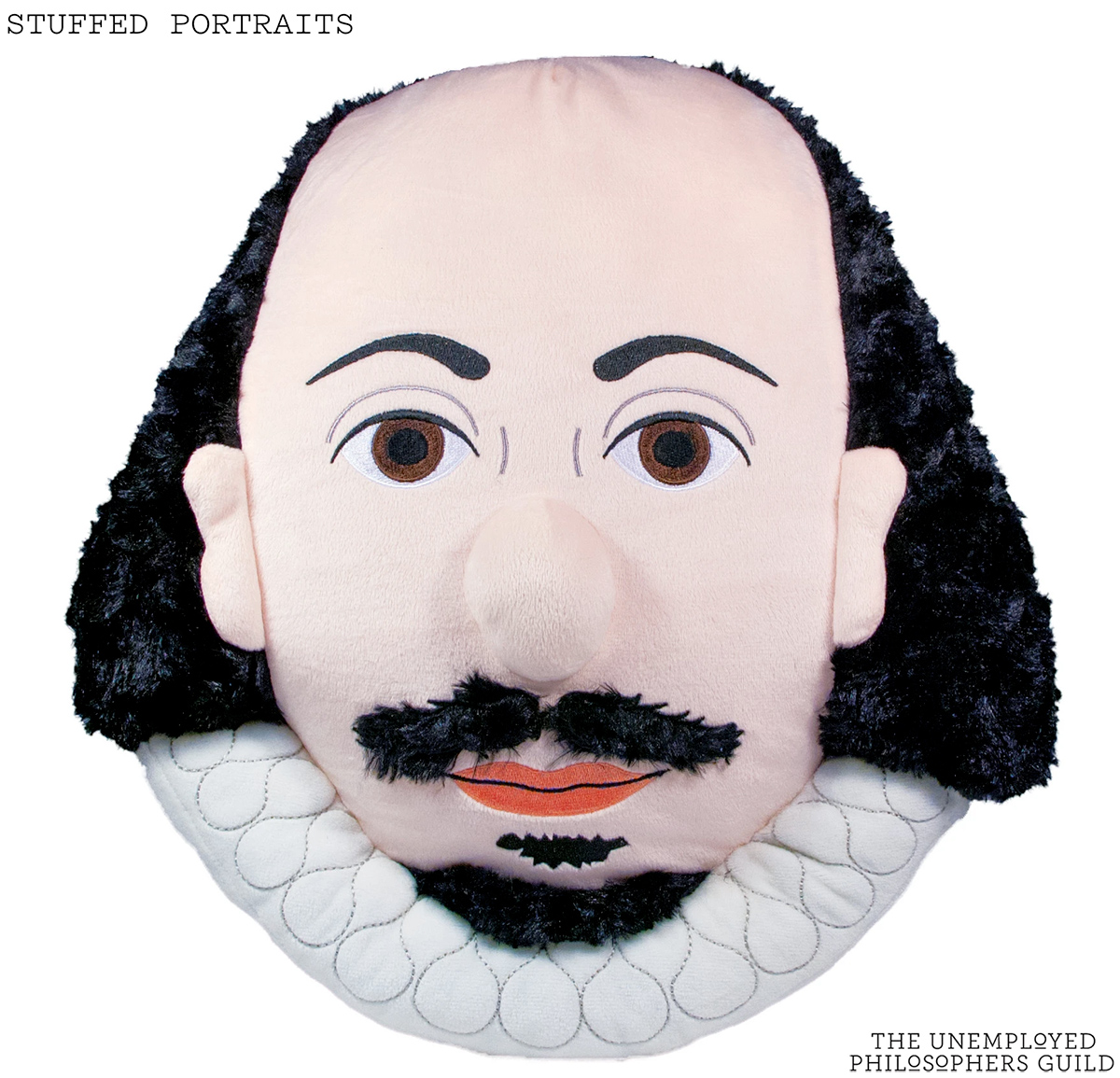 Almofadas Stuffed Portraits Shakespeare Freud Kahlo Einstein