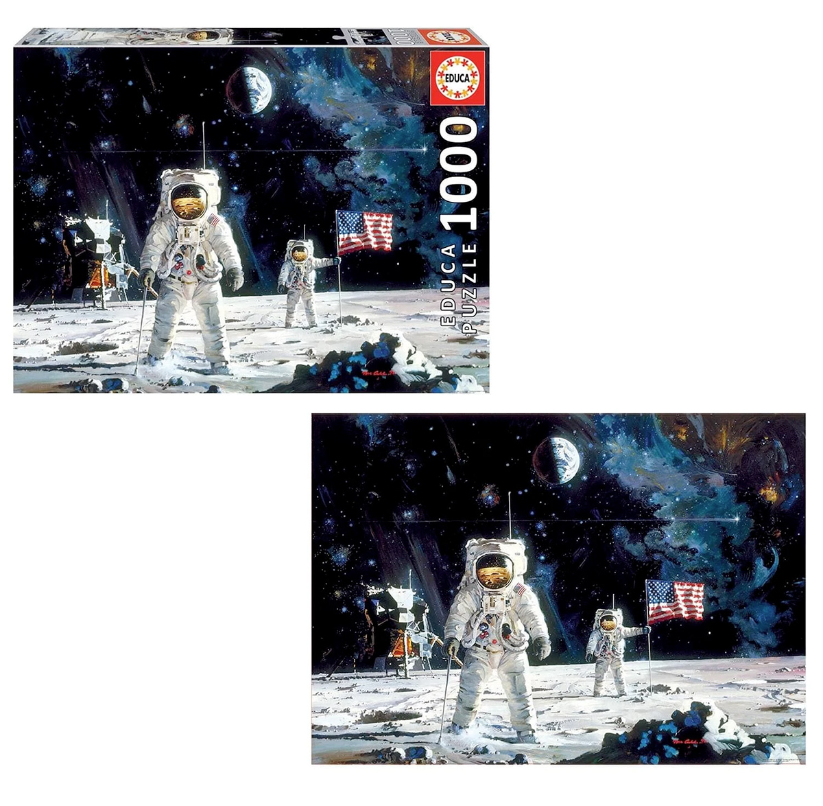 Quebra-Cabeca First Men On The Moon 1000 Piece Jigsaw Puzzle