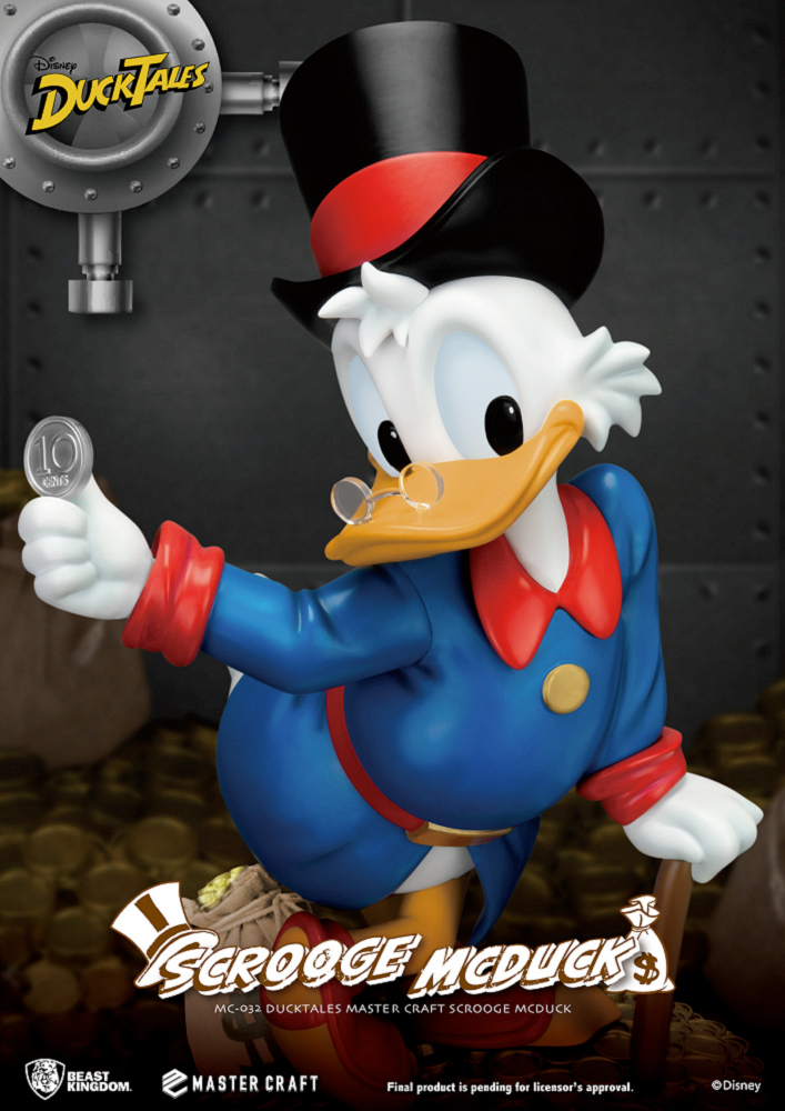 Estatua Tio Patinhas Scrooge McDuck DuckTales Master Craft